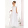 Fashionkids Dievčenské šaty ANGIE M/416 Farba: Biela, Veľkosť: 134