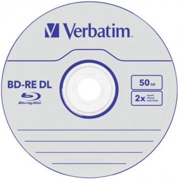 Verbatim BD-RE 50GB 2x, 5ks