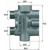 Termostat chladenia oleja MAHLE TO 9 75 TO 9 75