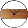 Drevené dizajnové okrúhle hodiny JVD NS22008/11, 45cm