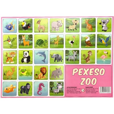 Deny Pexeso ZOO kreslené