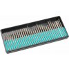 Extol Craft 73420 | Diamantové telieska pre priamu brúsku priemer stopky 3,2 mm, Z150 - 30-dielna sada