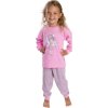 Bettymode Detské pyžamo KÚZELNÁ VÍLA RUŽOVÁ dlhý rukáv, 122
