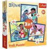 Puzzle pro děti Trefl sada 3v1 Lilo&Stitch: Čas strávený se Stitchem 20,36,50 dílků