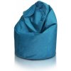 INTERMEDIC SK - Sedací vak Mega Sako z plyšu 135 cm | pastelový vak na leňošenie, 340 l A066 - Tyrkysová