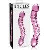 Pipedream Icicles No. 55 dvojité sklenené dildo na bod G