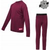 Juniorské tričko dl.rukáv + spodky SENSOR MERINO ACTIVE SET lilla 160