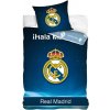 Real Madrid FC Obliečky Real Madrid, obojstranné, 100% bavlna, Galaxy, modré, 140×200
