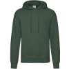 Fruit of the Loom Pánska mikina s kapucňou 62-208-0 Bottle Green M