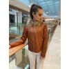 Max Original Leather Dámska kožená bunda LUNA Cognac