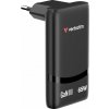 Verbatim Fold n Go GaN Charger 65W 2xUSB C schw.klappb.St.32354