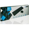 IBOX Klávesnica iBox OFFICE KIT II, myš súčasťou balenia, USB, QWERTY, angličtina, čierna