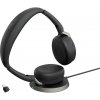 Jabra Evolve2 65 Flex Link380c MS + Ladepad slúchadlá do uší Bluetooth, 26699-999-889, stereo, čierna, Potlačenie hluku; 26699-999-889