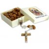 Ruženec: s krabičkou, klasický - hnedý - 197/32