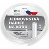 TUBI Hadica záhradná jednovrstvová 15 × 19 mm, priehľadná - dĺžka 20 m