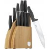 Berlingerhaus Sada nožov so stojanom BAMBOO 10 ks Antracit Collection