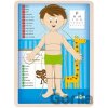 Woody puzzle Ľudské telo Chlapec SK