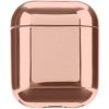 AppleKing ochranný metalický obal pre AirPods 1 / 2 - zlatoružový - možnosť vrátiť tovar ZADARMO do 30tich dní