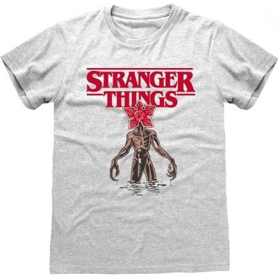 Stranger Things – Logo Demogorgon – tričko XL