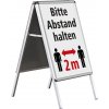 Sklopný reklamný stojan OUTDOOR ,v x š x h 1120 x 639 x 744 mm