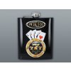 Ploskačka nerezová POKER 210 ml