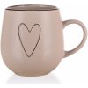 Banquet keramický HEART hnedý 500 ml