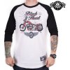 Pánské Triko BLACK HEART RED BARON CHOPPER Barva: Bílá, Velikost: XL - L - doprava zdarma