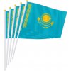 WARAGOD Mávacia vlajka 30 x 40 cm, Kazachstan