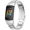 eses Kovový remienok pre Fitbit Charge 5 a 6 - Strieborný