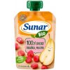 SUNAR Kapsička BIO 100% ovocie hruška, malina, 100 g