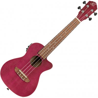 Ortega RURUBY-CE Koncertné ukulele Ruby Raspberry