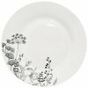 Secret de Gourmet Porcelánové nádobí pro 6 osob BÍLÝ KVĚTINOVÝ VZOR, 18 kusů