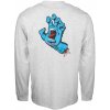 SANTA CRUZ tričko Screaming Hand Chest L/S Tee Athletic Heather ATHLETIC HEATHER vel. S