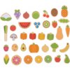 Bigjigs Toys Magnetky ovocie a zelenina