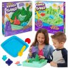 SET NA STAVBU ZÁMKOV KINETIC SAND SHIMMER KINETICKÝ PIESOK BROKATOVÝ