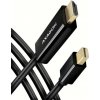 AXAGON RVDM-HI14C2, Mini DisplayPort -> HDMI 1.4 redukce / kabel 1.8 m, 4K/30Hz Axagon