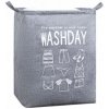 Livefy kôš na bielizeň Washday 50x40x50 cm, sivý