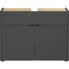 Kúpeľňová skrinka pod umývadlo Forano antracitová 80x60 cm