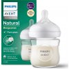 Avent Philips fľaša Natural Response sklenená transparentní 120 ml