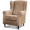 Kreslo ušiak PRINCE béžové