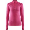 Craft Core Dry Active Comfort Zip triko dámské Barva: Růžová, Velikost: M