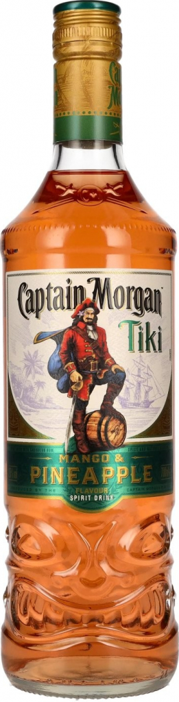 Captain Morgan Tiki Mango & Pineapple 25% 0,7 l (čistá fľaša)