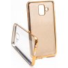 Pouzdro Glitter Case Elektro Samsung Galaxy A6 A600 Gold