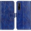 PROTEMIO 59017 RETRO Peňaženkový obal Sony Xperia 1 V modrý