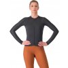 Castelli Espresso W LS Jersey, Light black/ Dark gray Veľkosť: M Dámske letný dres s dlhým rukávom