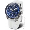 Vostok Europe 6S20/325A742S Bílý silikonový řemínek luminiscenční