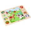 Viga Wooden Puzzle Guess By The Shadow Farm Jigsaw 17 ks
