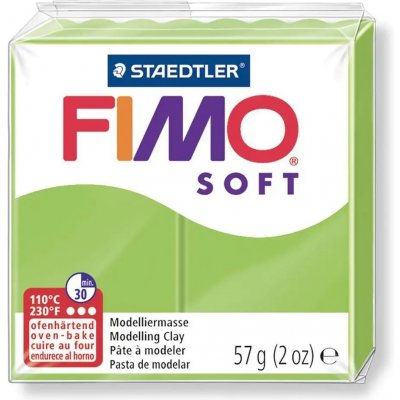 Fimo Modelovacia hmota, 57 g, polymérová Soft jablkovo zelená