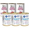 Brit mono protein beef 3x400g & ENZO VET Hypoalergénne hypoalergénne krmivo s králikom pre psov 3x400g