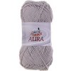 VLNIKA Priadza Aura 100 g – 904 svetlosivá